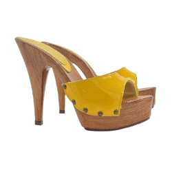 Sexy sandals in yellow...