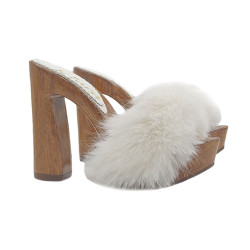 SEXY CLOGS WITH FUR | HEEL...